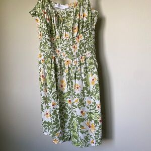 Green Floral All in Favor Romper